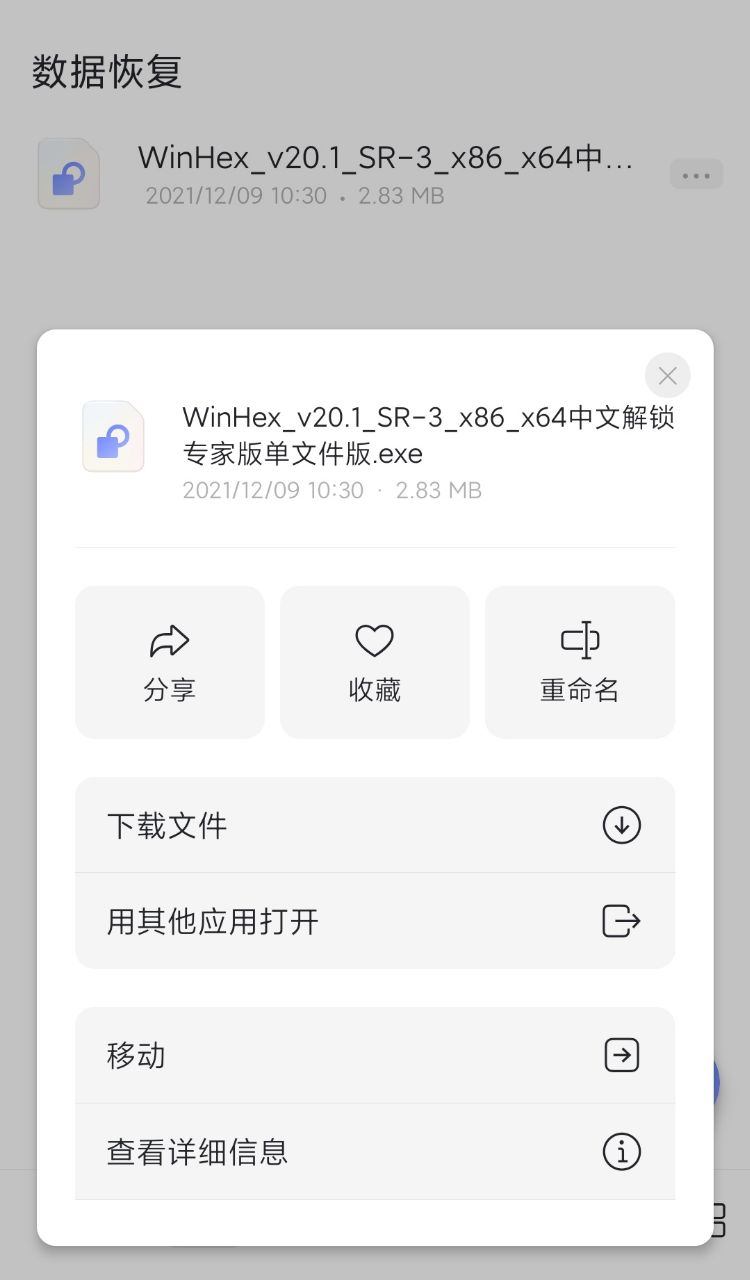 winhex数据恢复绿化版WinHex_v20.1_SR-3_x86_x64中文解锁专家版单文件版  10.2G