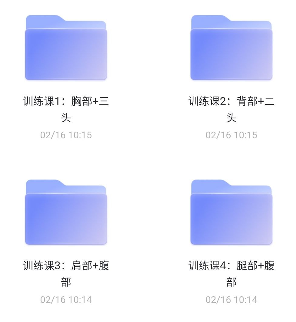 家庭基础器材健身方案  1.09 GB