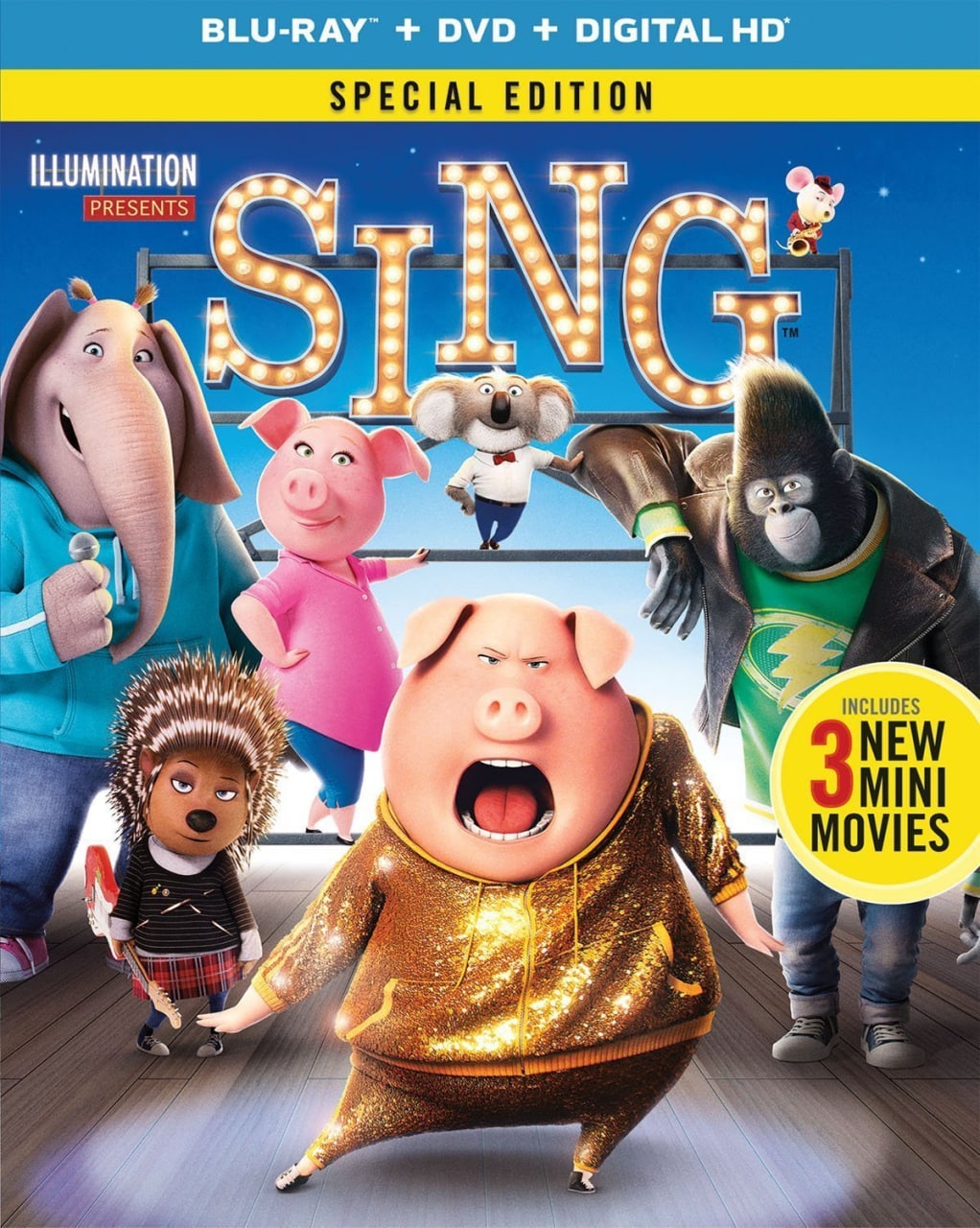 欢乐好声音 Sing 1080p BluRay  10.45G