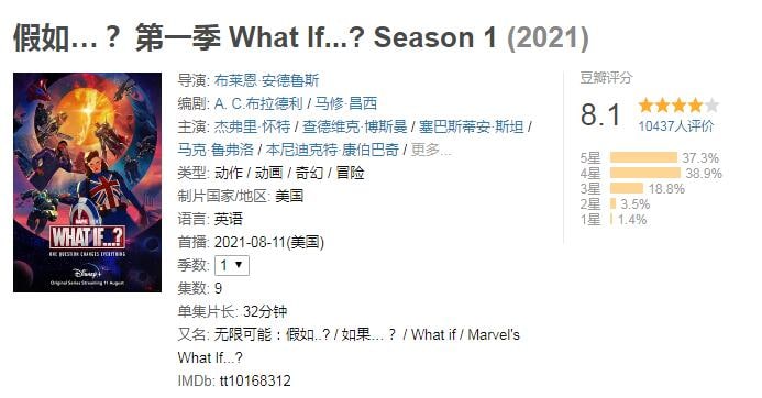 假如…？ 第一季 What If...? Season 1 (2021) 远鉴字幕组  1.92GB