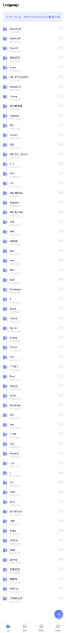 编程语言资料(c. c++. go....java. javascript. python等近百种语言合集) 
1.64G