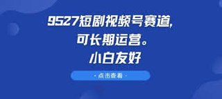 9527短剧视频号赛道可长期运营小白友好揭秘  未知大小